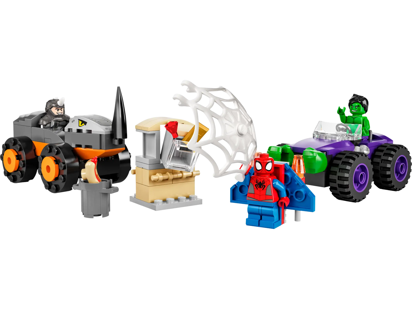 LEGO® Marvel Spidey Hulk vs. Rhino Truck Showdown (10782)