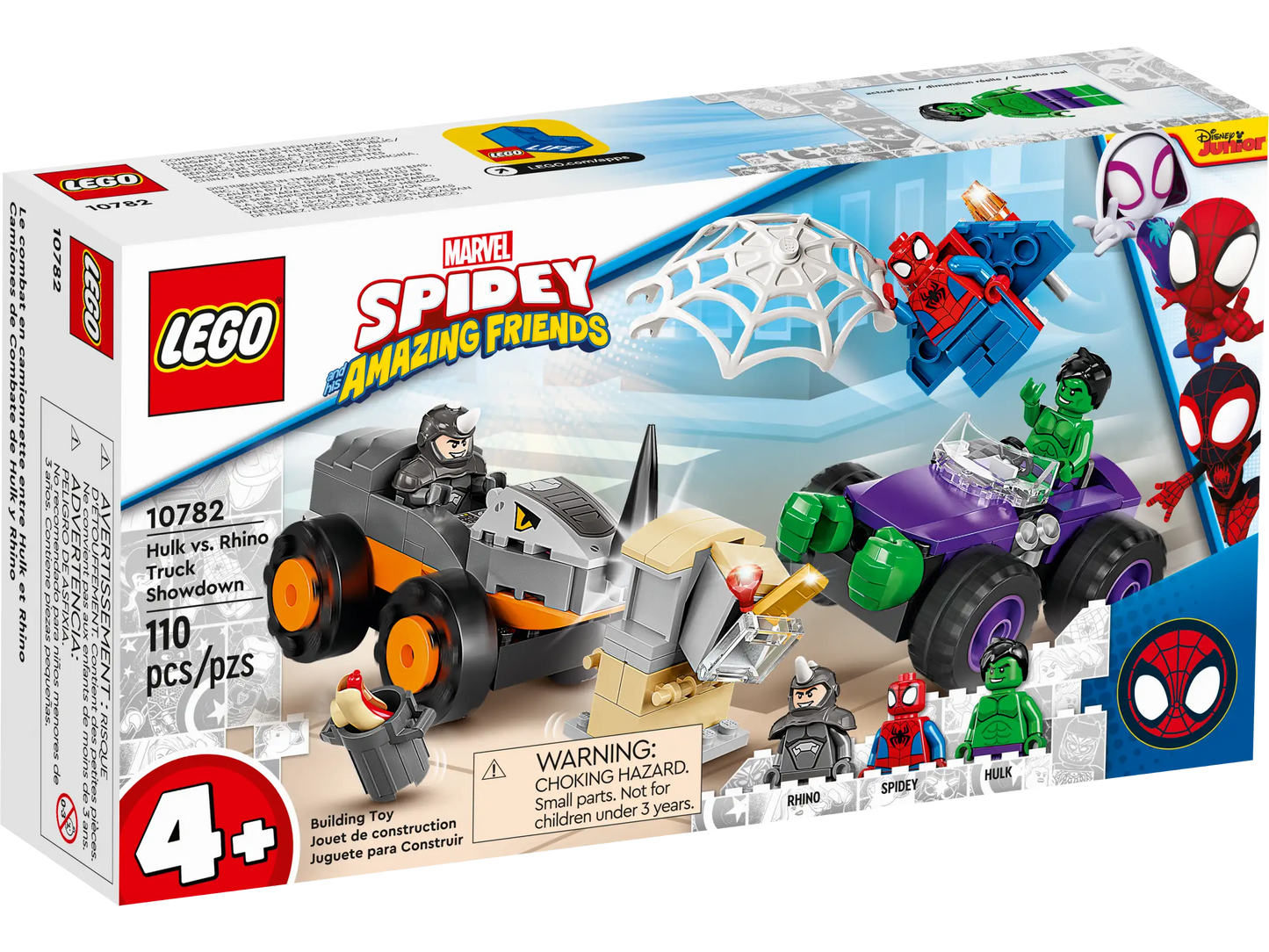 LEGO® Marvel Spidey Hulk vs. Rhino Truck Showdown (10782)