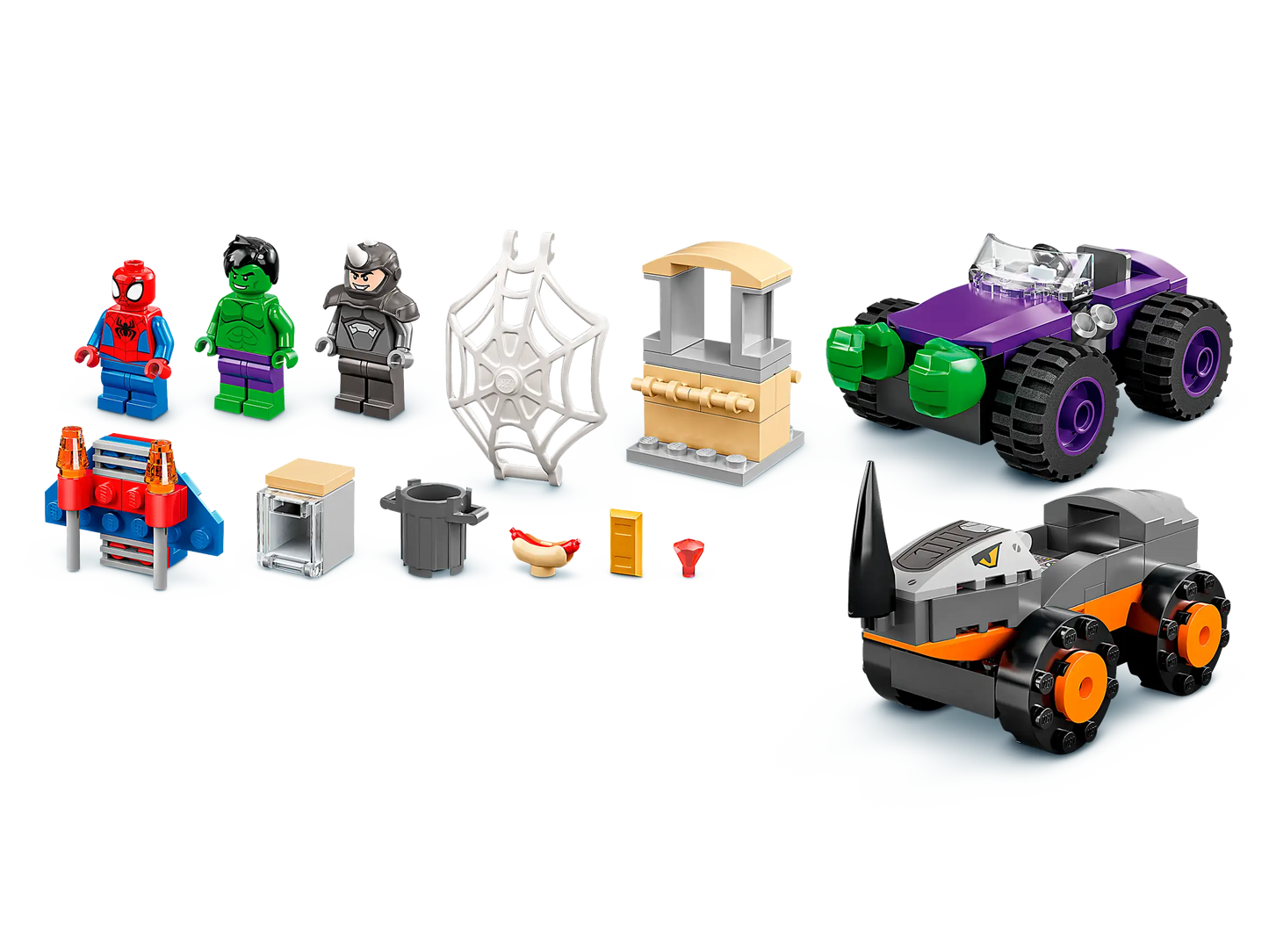 LEGO® Marvel Spidey Hulk vs. Rhino Truck Showdown (10782)