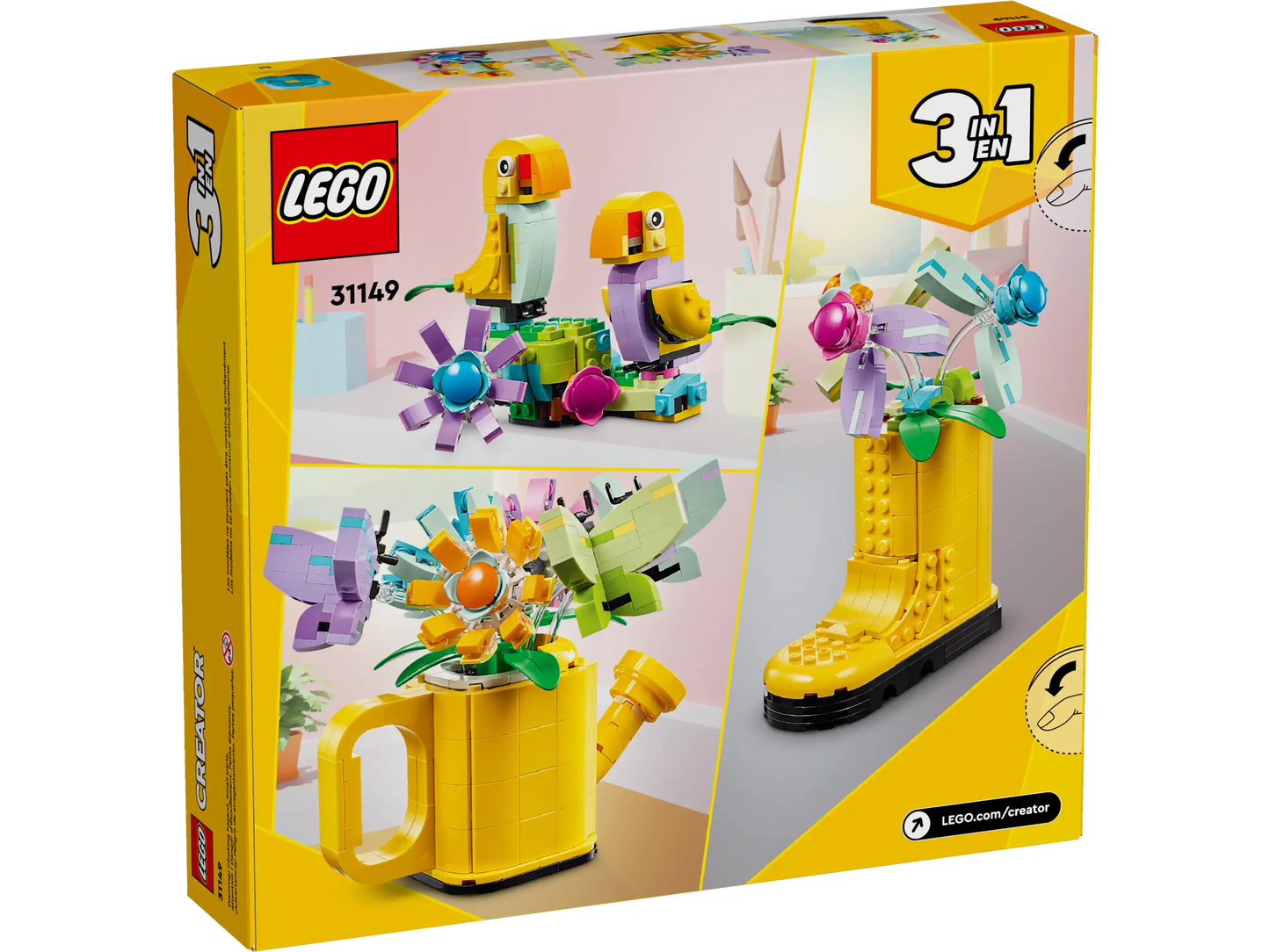 LEGO® Creator 3in1 Flowers in Watering Can (31149)