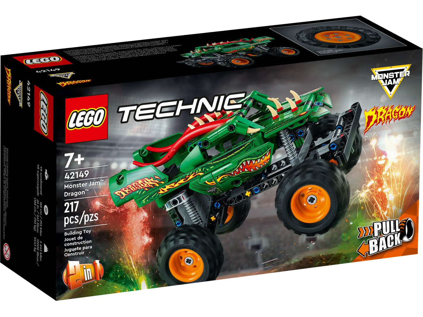 LEGO® Technic™ Monster Jam Dragon™ (42149)