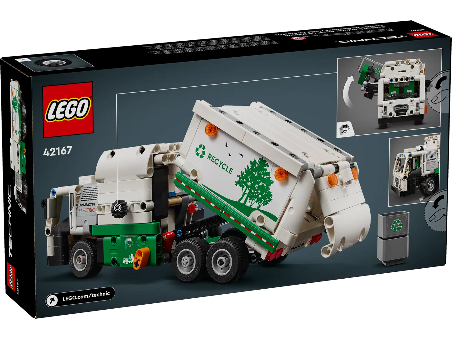 LEGO® Technic™ Mack® LR Electric Garbage Truck (42167)