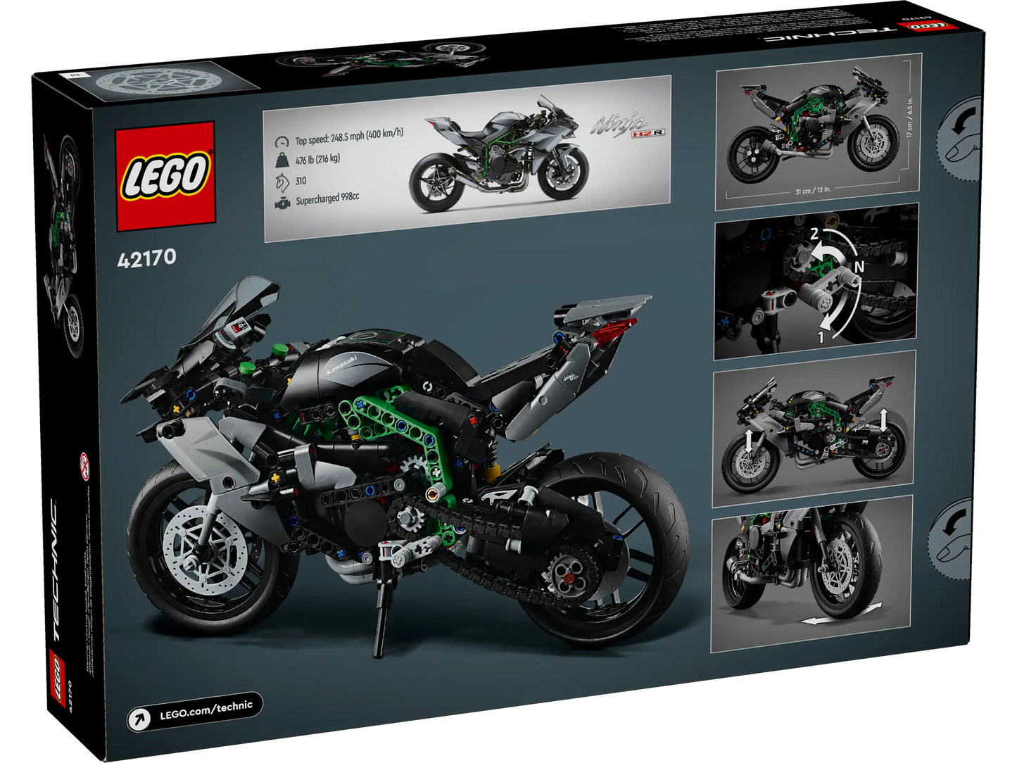 LEGO® Technic™ Kawasaki Ninja H2R Motorcycle (42170)