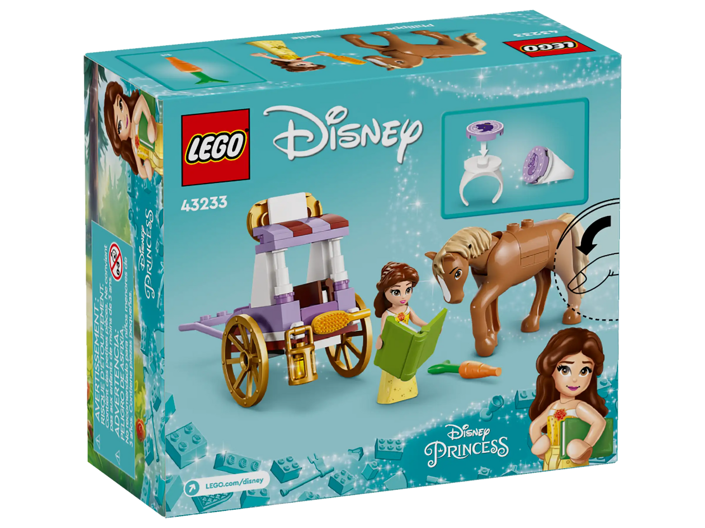 LEGO® Disney Princess Belle’s Storytime Horse Carriage (43233)