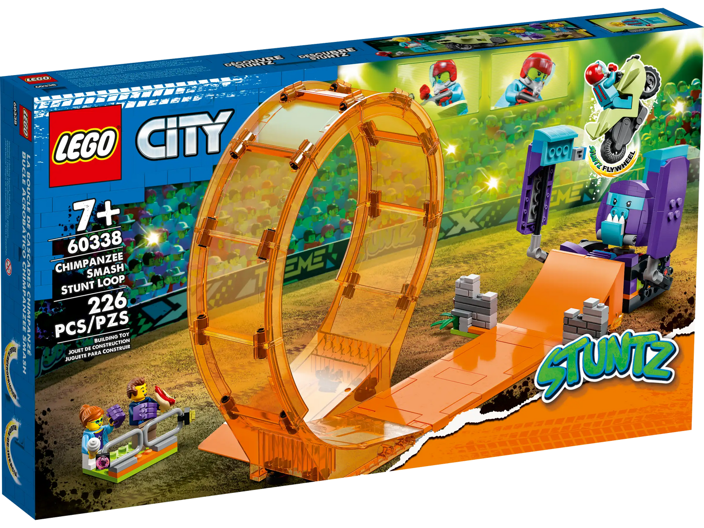 LEGO® City Smashing Chimpanzee Stunt Loop (60338)