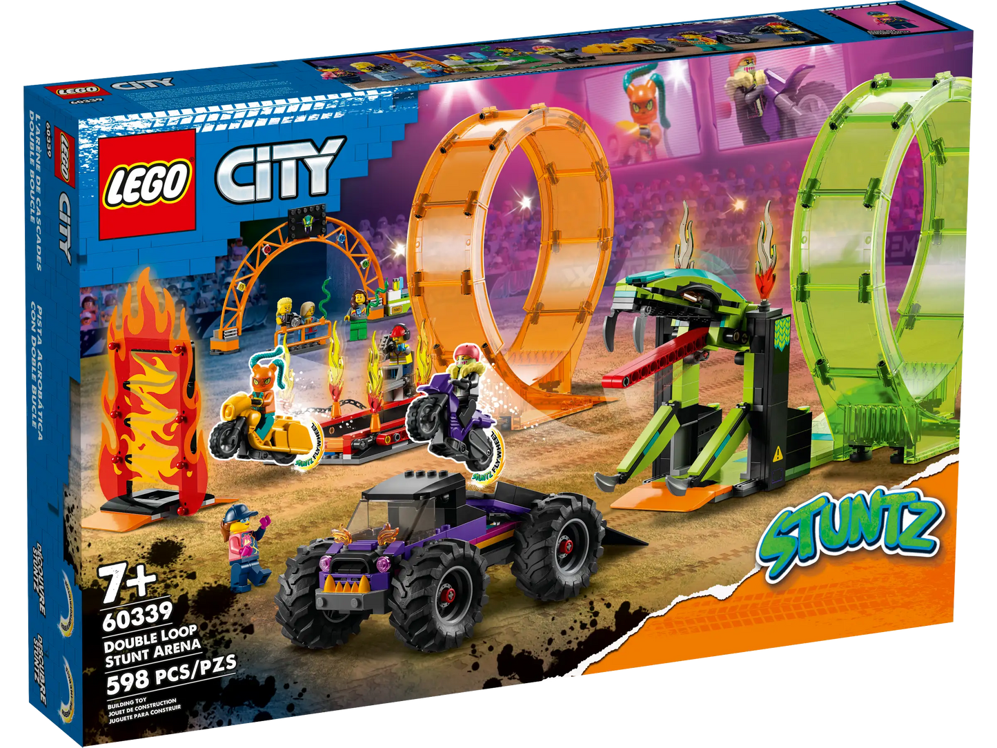 LEGO® City Double Loop Stunt Arena (60339)