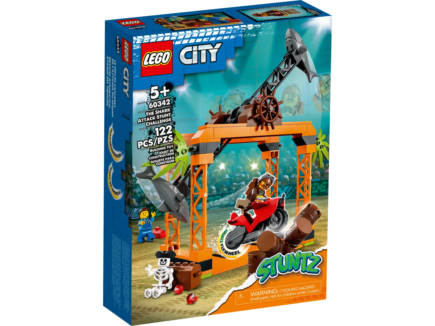 LEGO® City The Shark Attack Stunt Challenge (60342)
