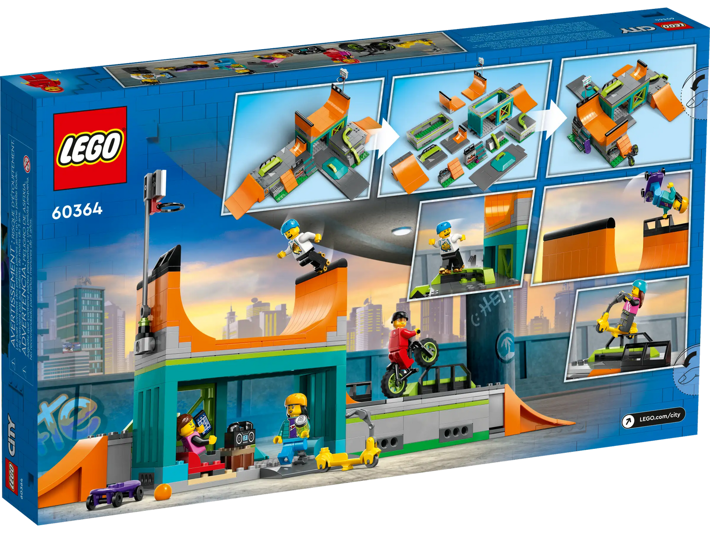 LEGO® City Street Skate Park (60364)