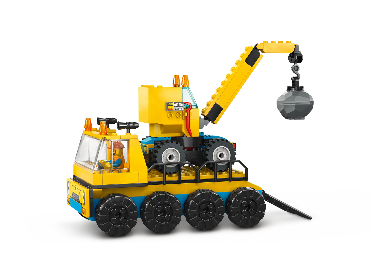 LEGO® City Construction Trucks and Wrecking Ball Crane (60391)