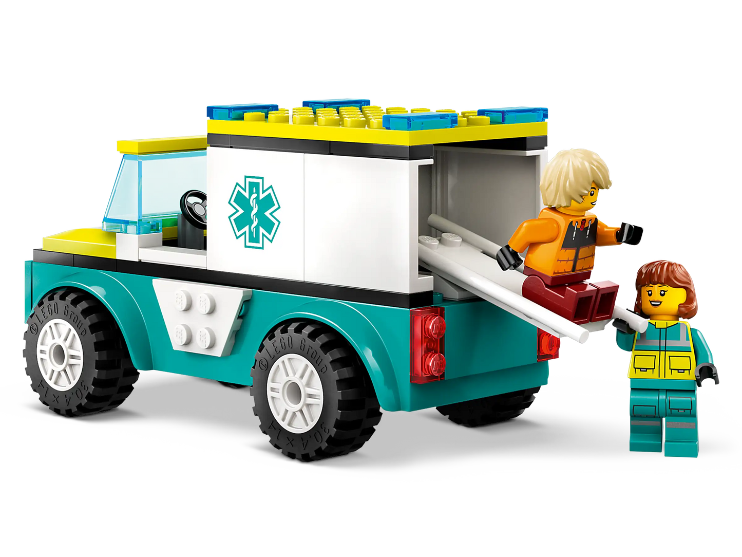LEGO® City Emergency Ambulance and Snowboarder (60403)