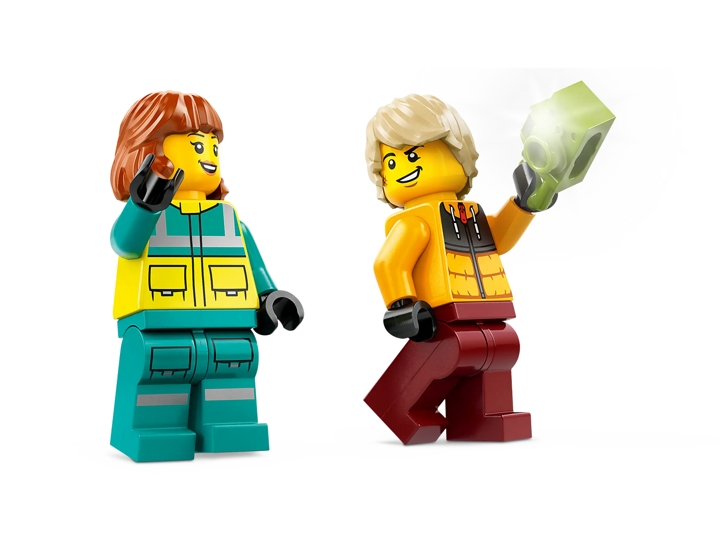 LEGO® City Emergency Ambulance and Snowboarder (60403)