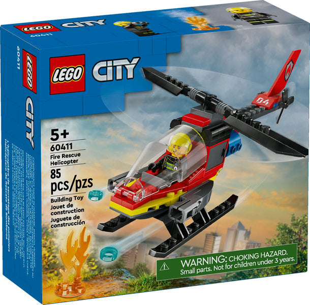 LEGO® City Fire Rescue Helicopter toy (60411)