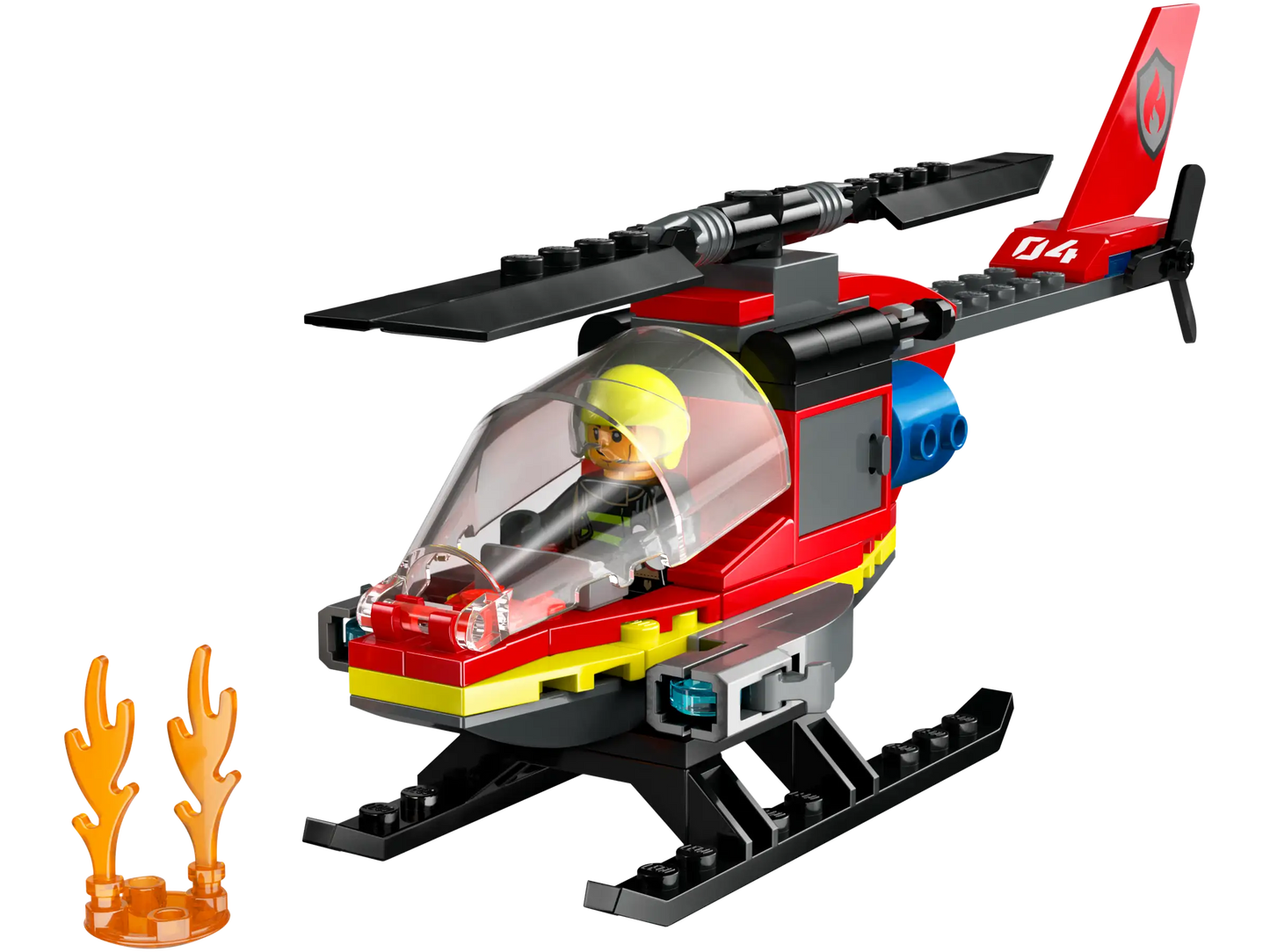 LEGO® City Fire Rescue Helicopter toy (60411)