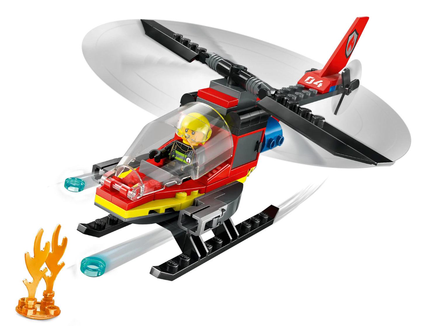LEGO® City Fire Rescue Helicopter toy (60411)