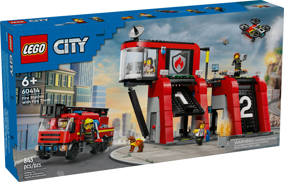 LEGO® City Fire Station with Fire Truck (60414)