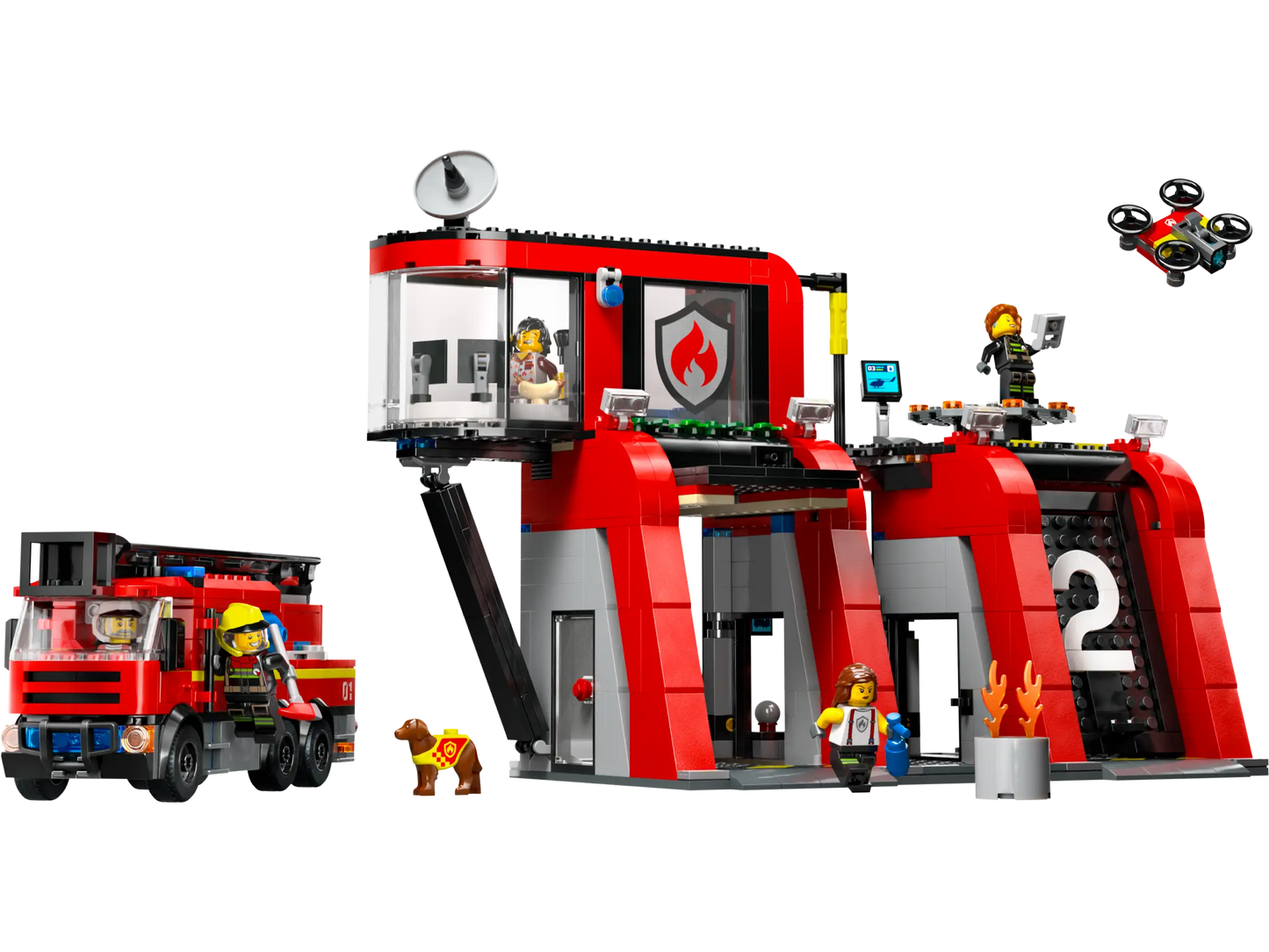LEGO® City Fire Station with Fire Truck (60414)