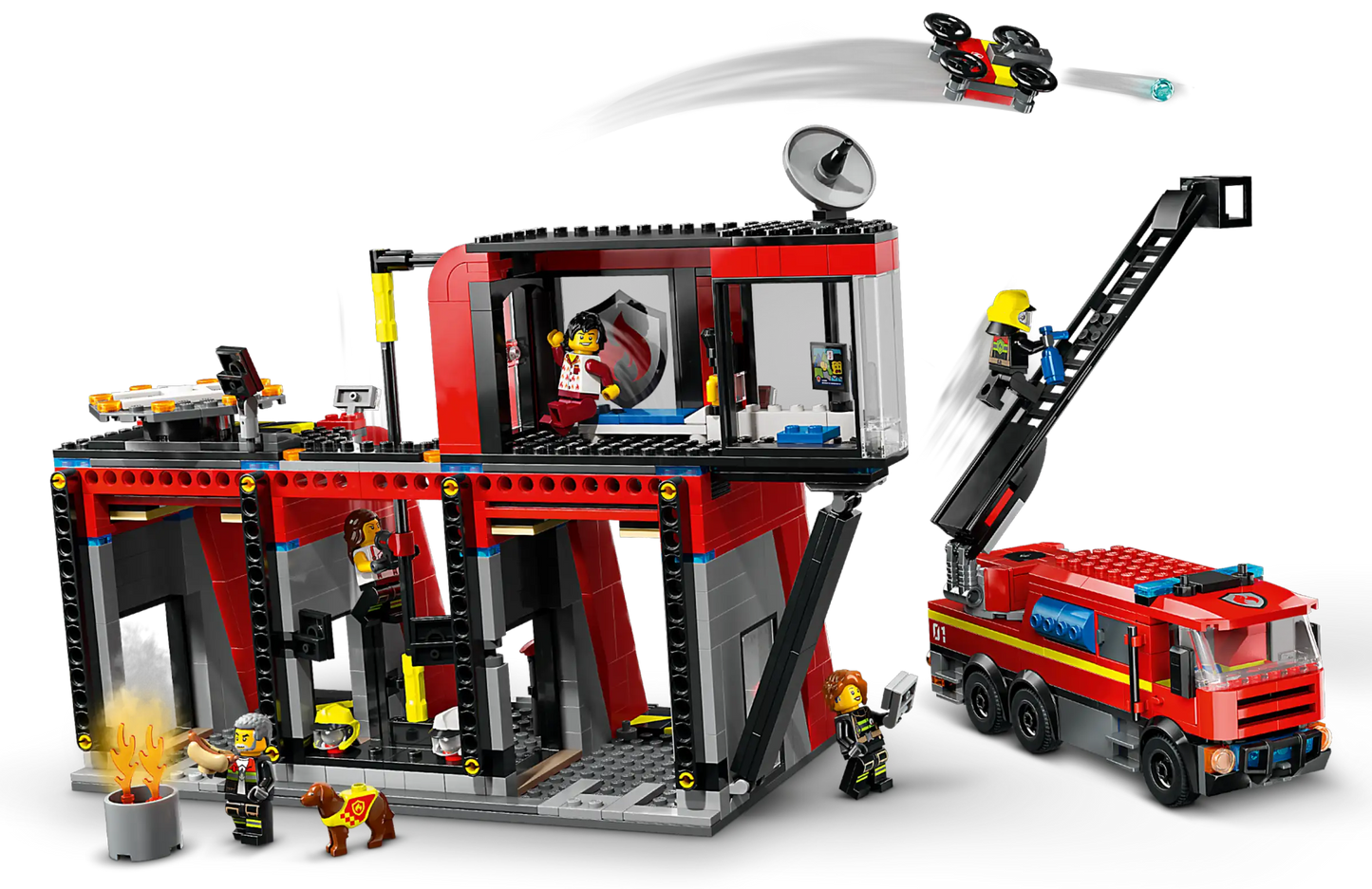 LEGO® City Fire Station with Fire Truck (60414)