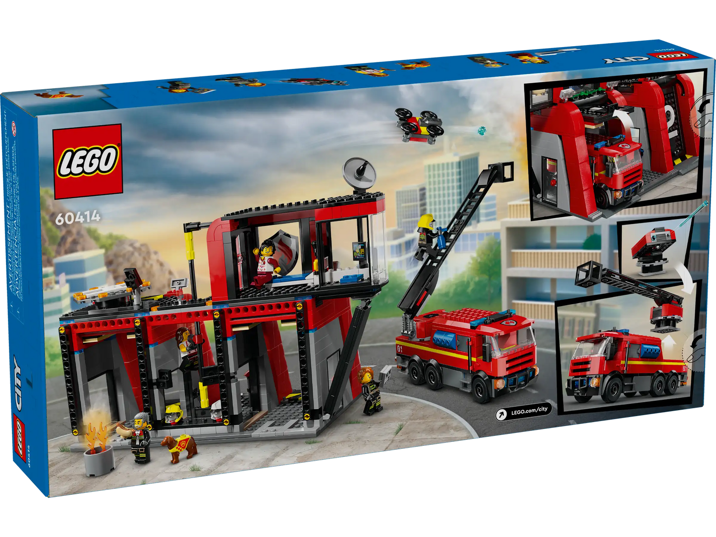 LEGO® City Fire Station with Fire Truck (60414)