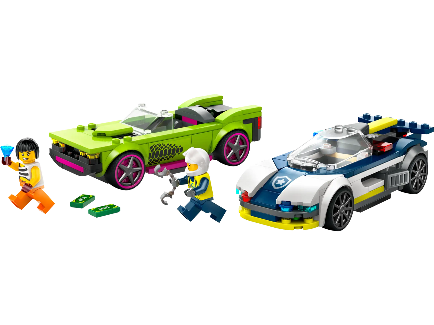 LEGO® City Police Car and Muscle Car Chase (60415)