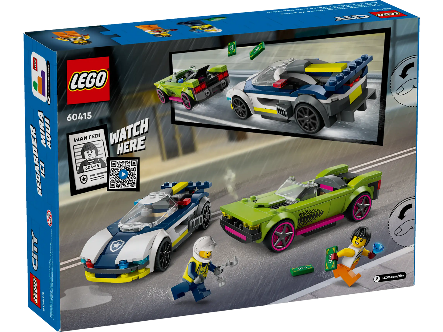 LEGO® City Police Car and Muscle Car Chase (60415)