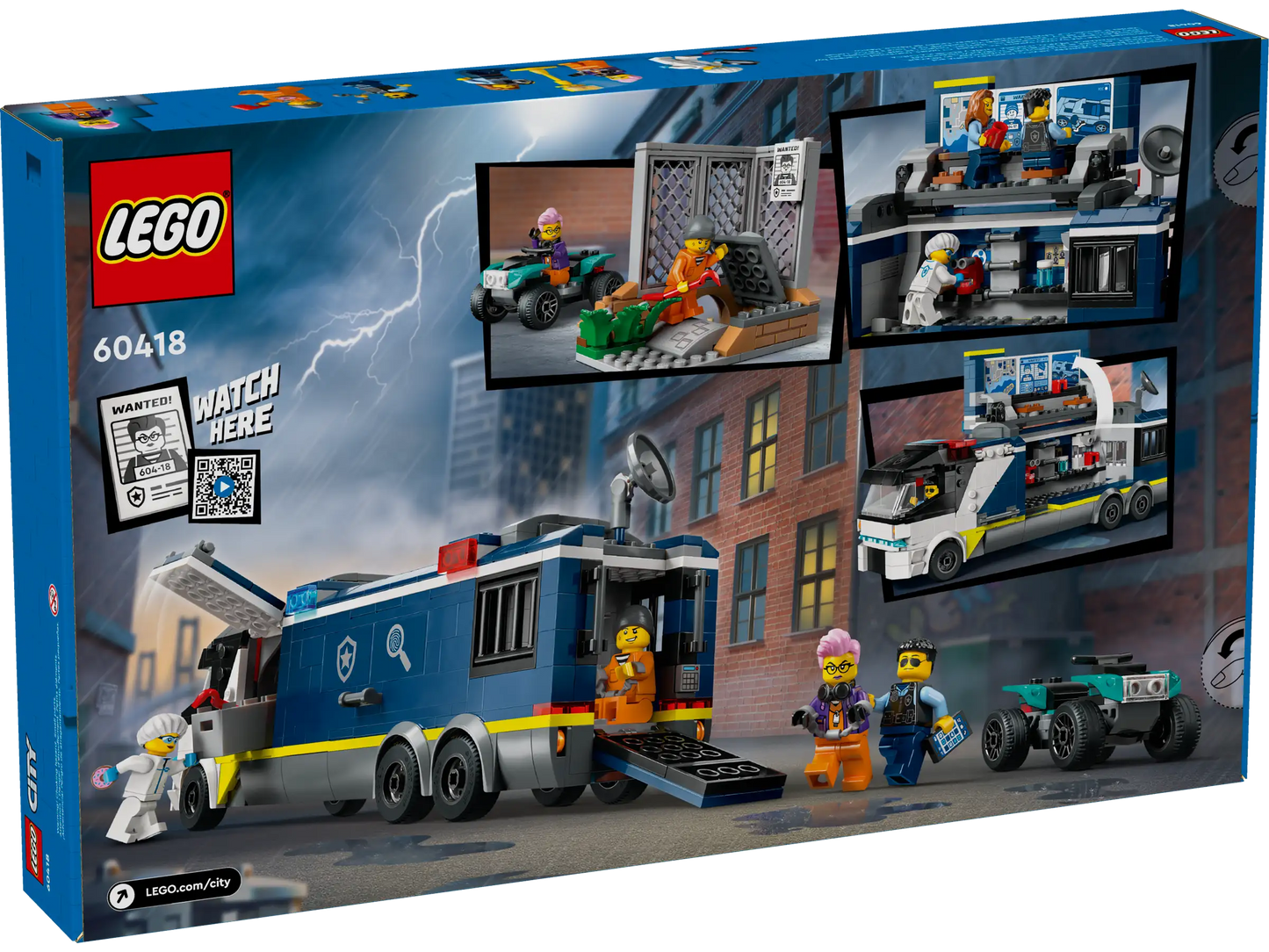 LEGO® City Police Mobile Crime Lab Truck (60418)