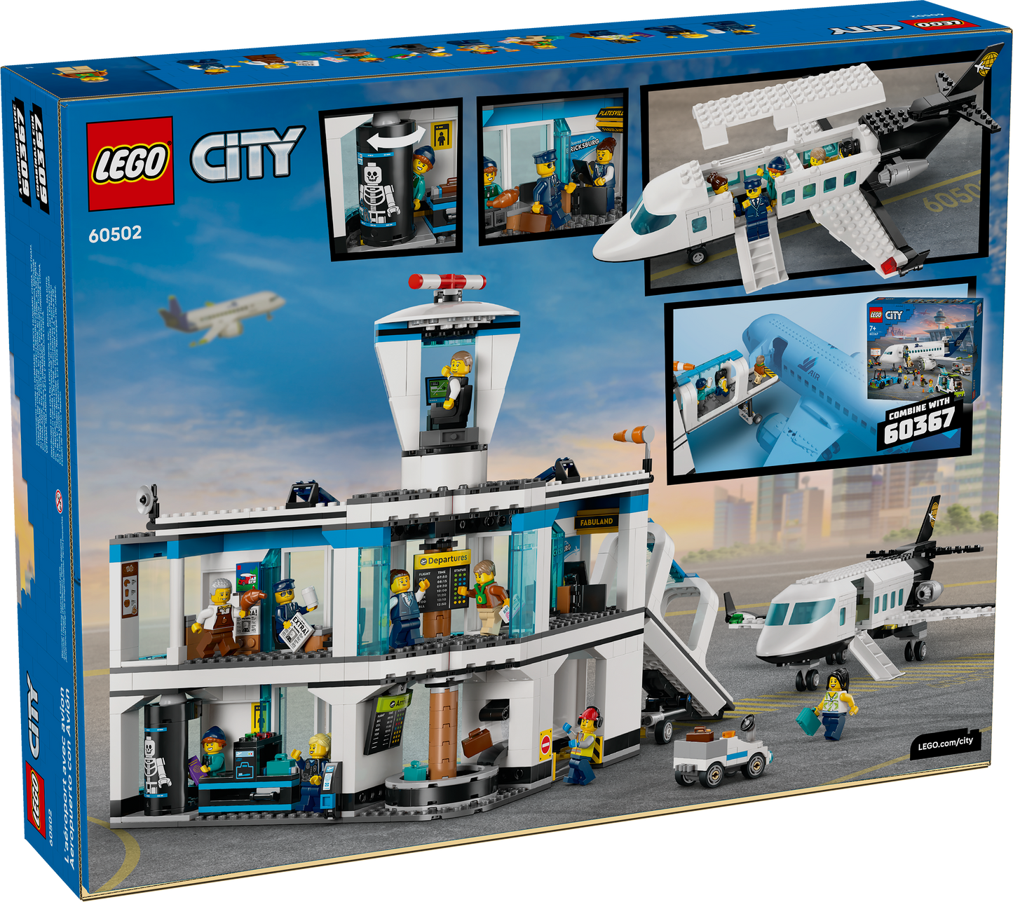 LEGO® City Airport with Airplane (60502)