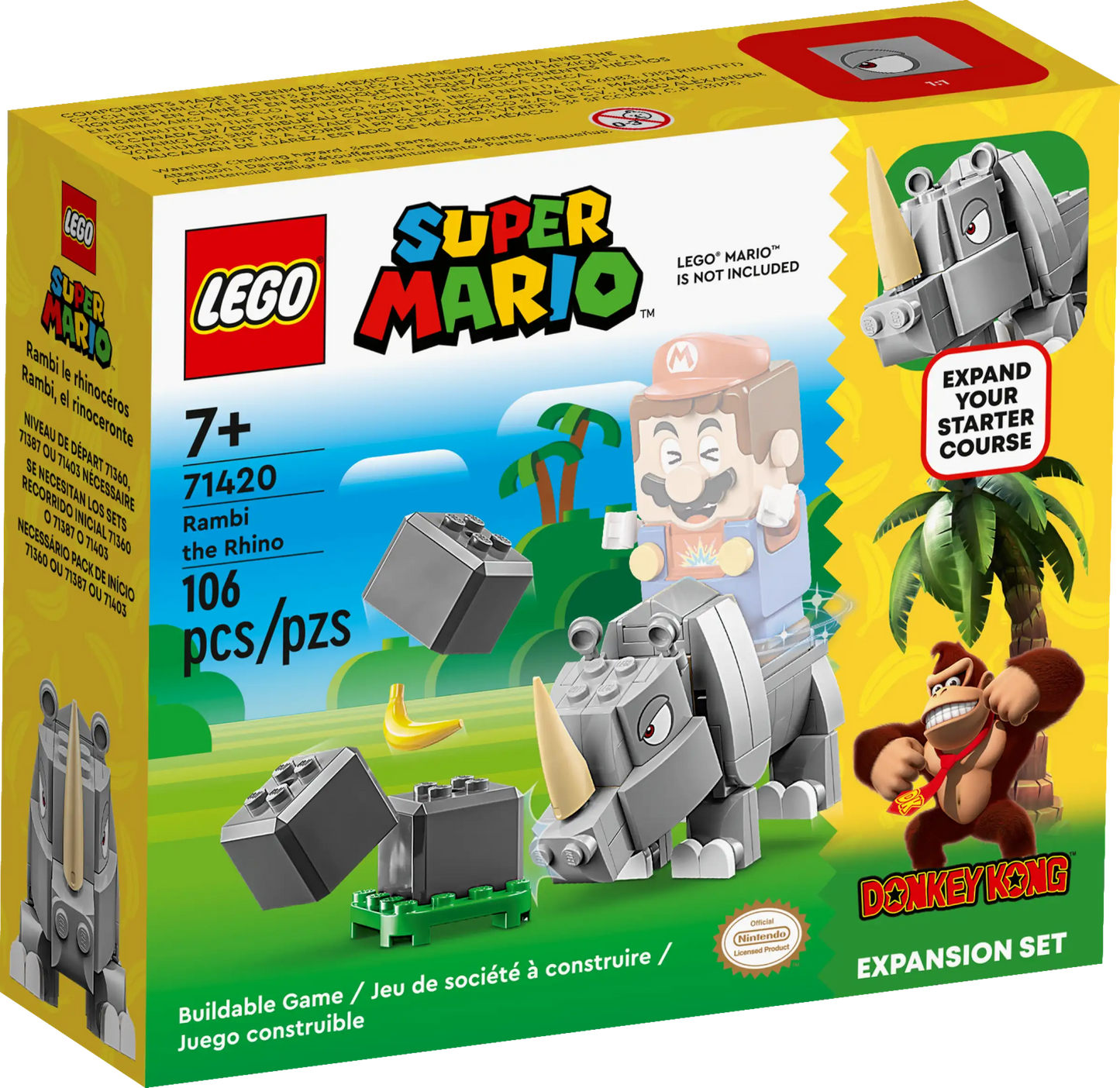 LEGO® Super Mario™ Rambi the Rhino (71420)