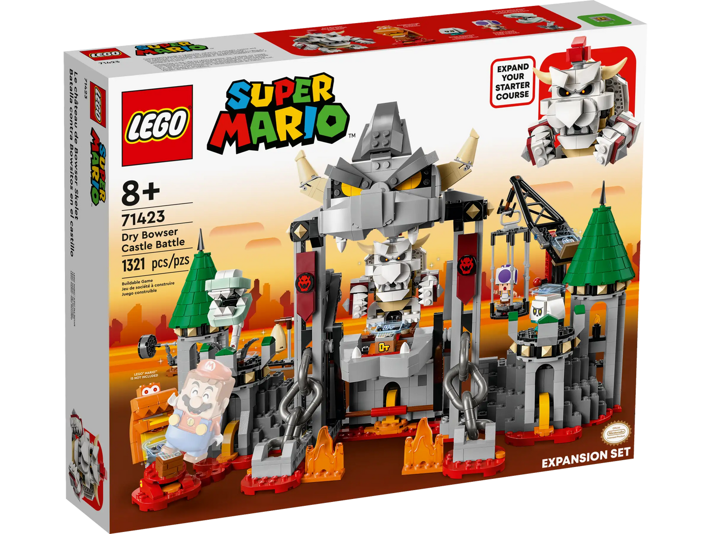 LEGO® Super Mario™ Dry Bowser Castle Battle (71423)