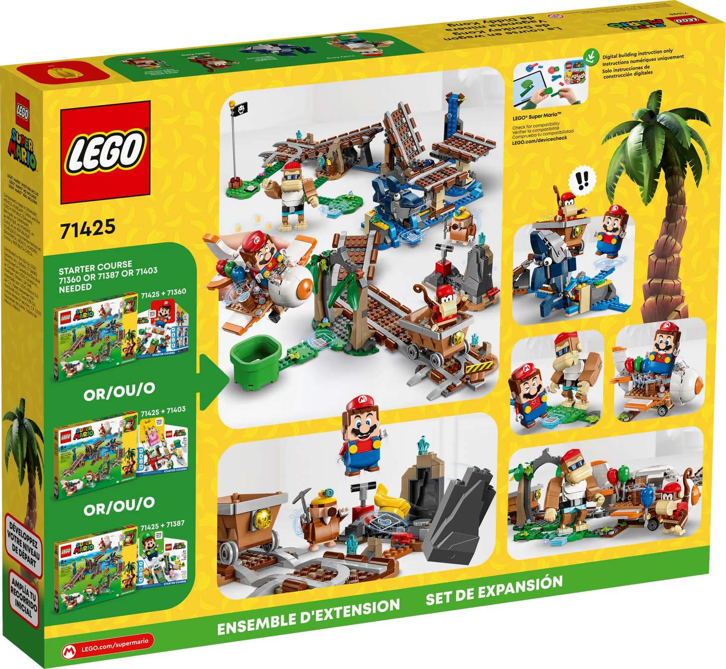 LEGO® Super Mario™ Diddy Kong's Mine Cart Ride (71425)
