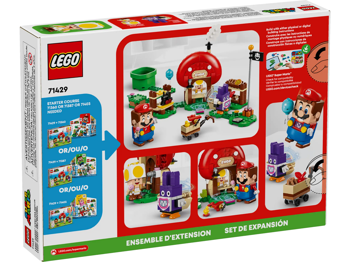 LEGO® Super Mario™ Nabbit at Toad's Shop (71429)