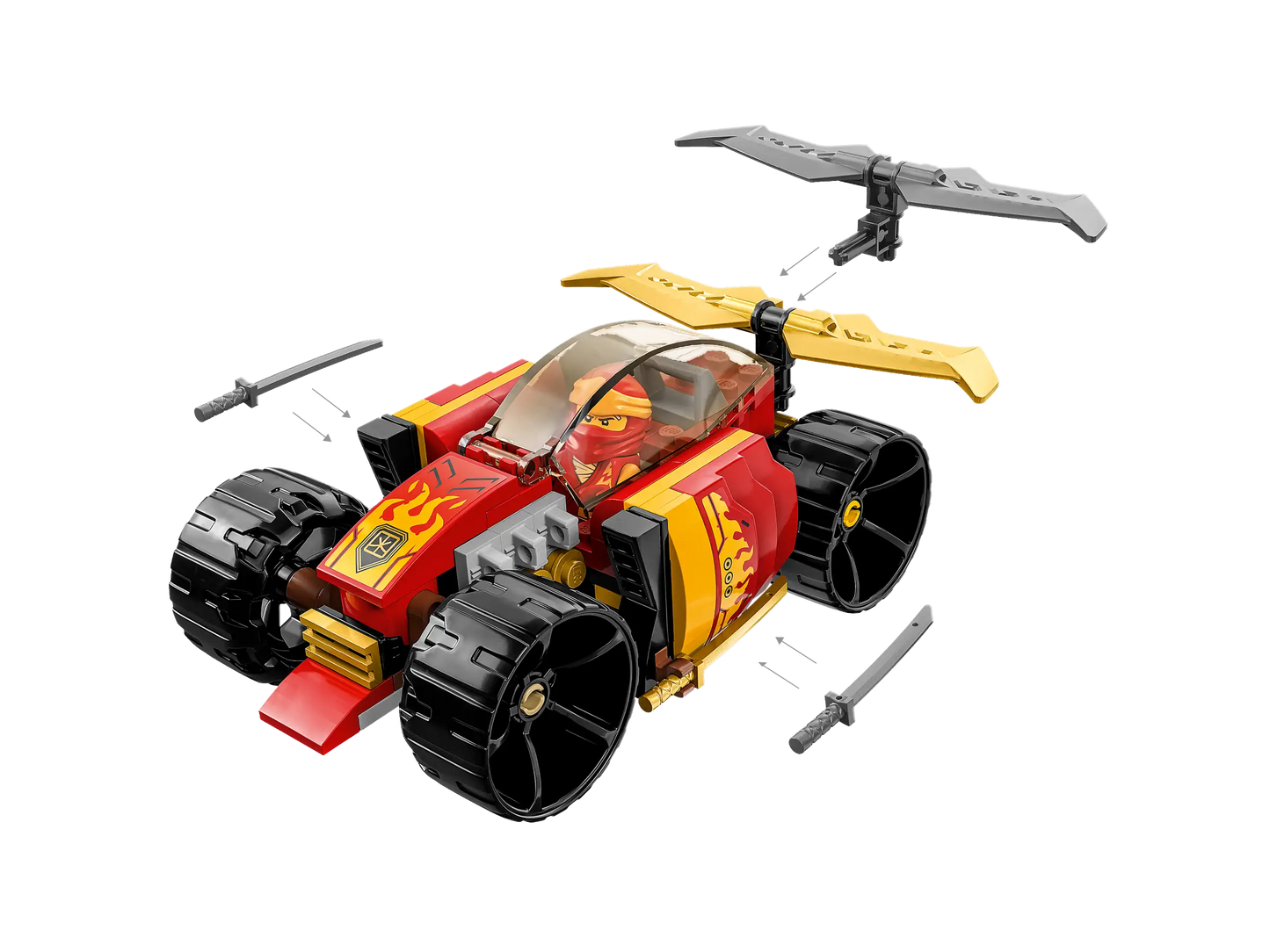 LEGO® NINJAGO® Kai’s Ninja Race Car EVO (71780)