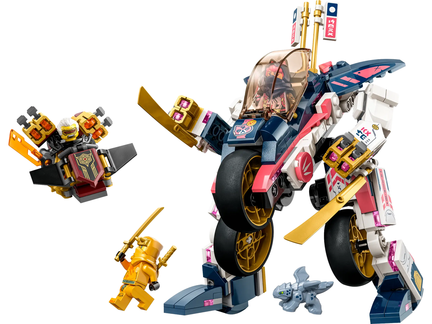 LEGO® NINJAGO® Sora’s Transforming Mech Bike Racer (71792)