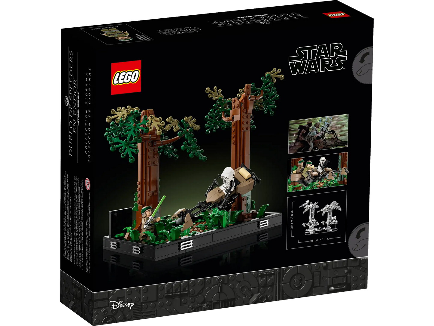 LEGO® Star Wars™ Endor Speeder Chase Diorama (75353)