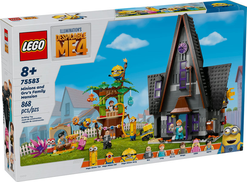 LEGO® Despicable Me 4 Minions and Gru's Family Mansion (75583)