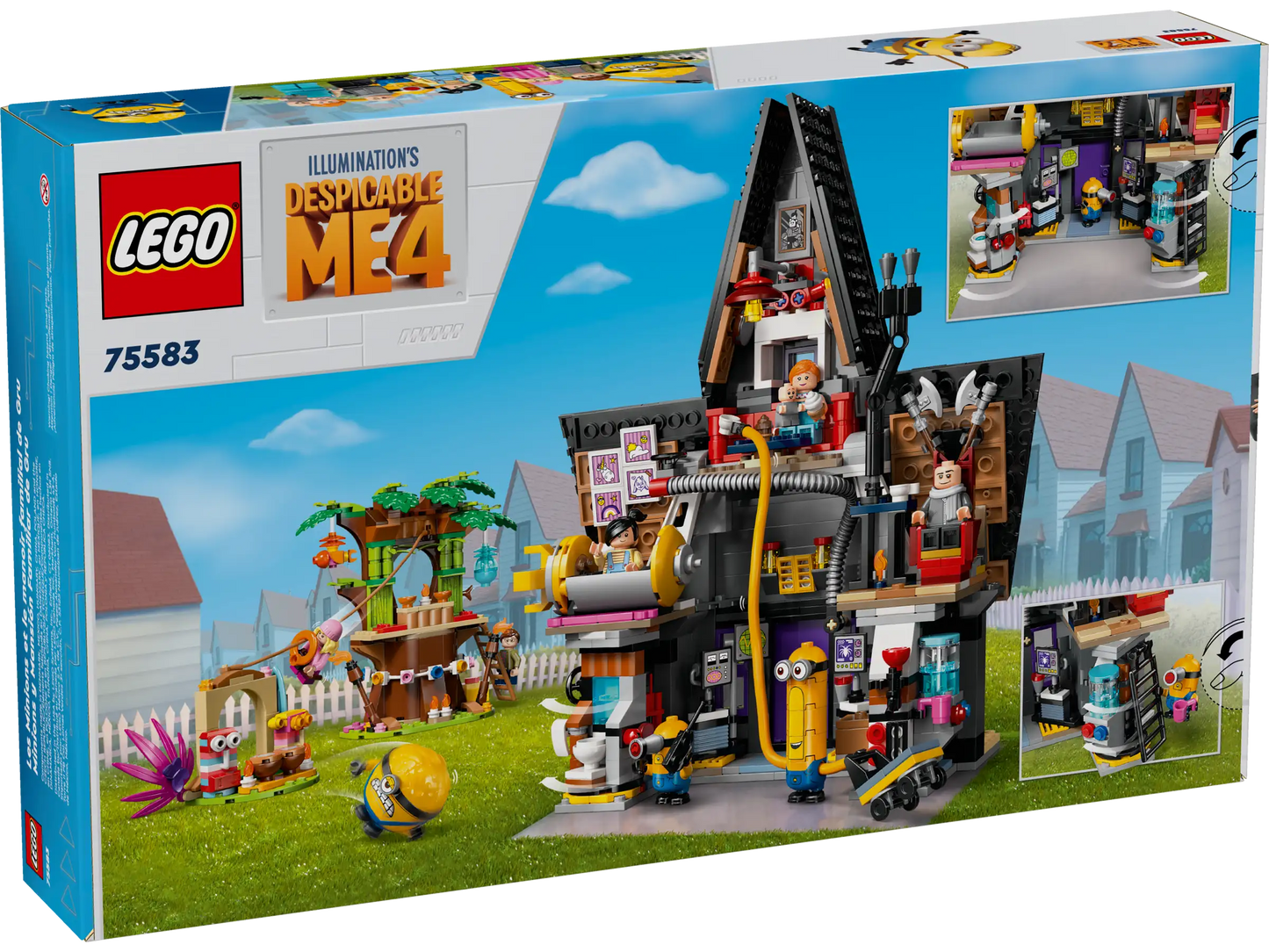 LEGO® Despicable Me 4 Minions and Gru's Family Mansion (75583)