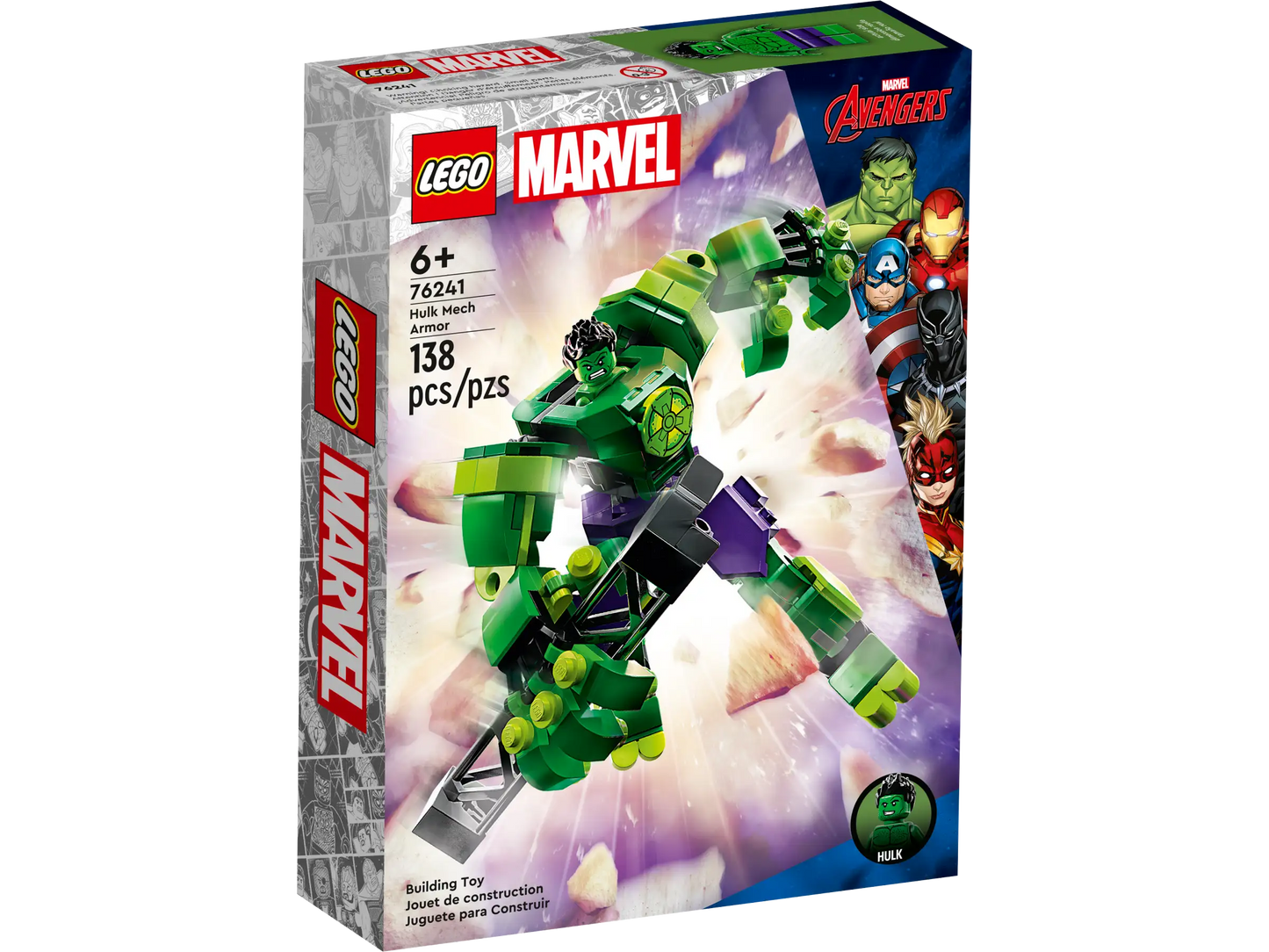 LEGO® Marvel Hulk Mech Armor (76241)