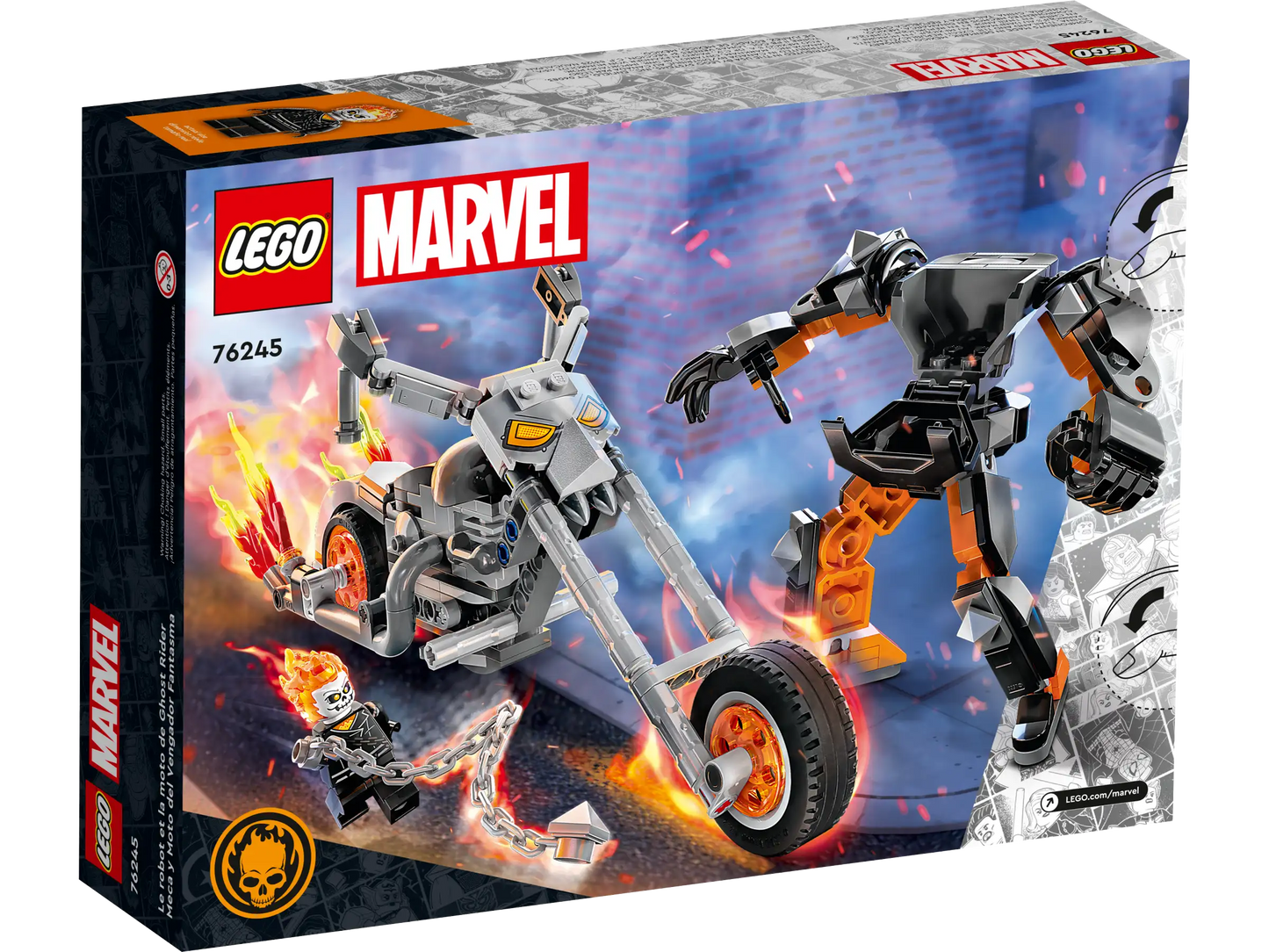 LEGO® Marvel Ghost Rider Mech & Bike (76245)