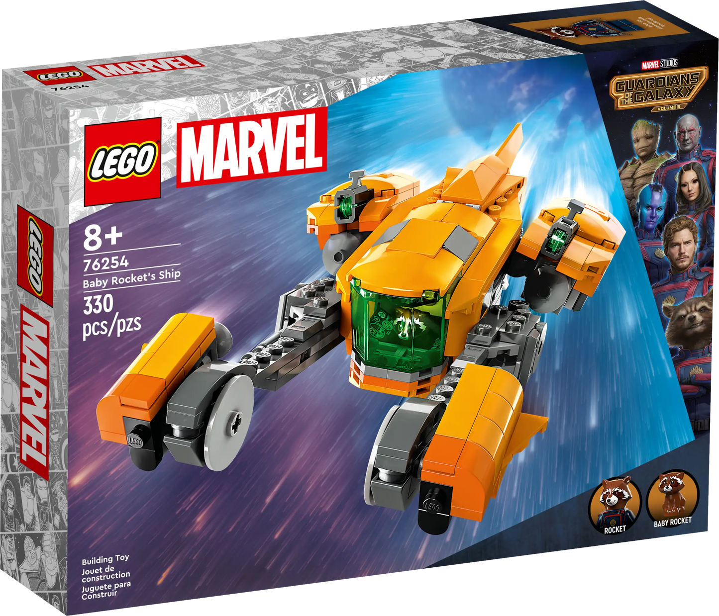 LEGO® Marvel Baby Rocket’s Ship (76254)