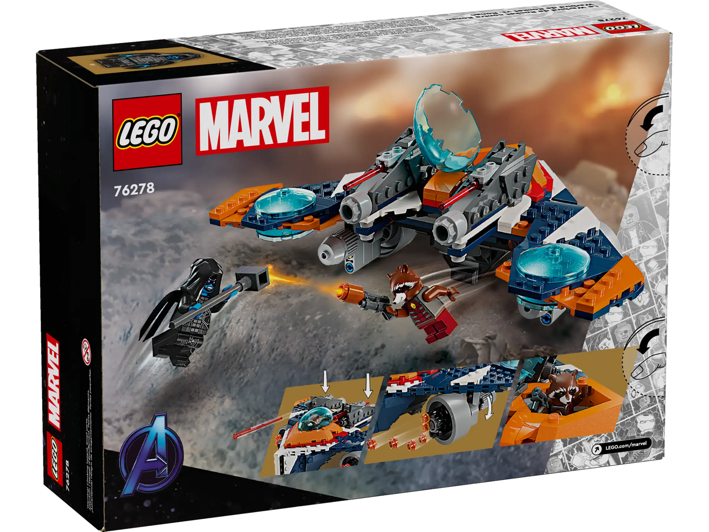 LEGO® Marvel Rocket’s Warbird vs. Ronan (76278)