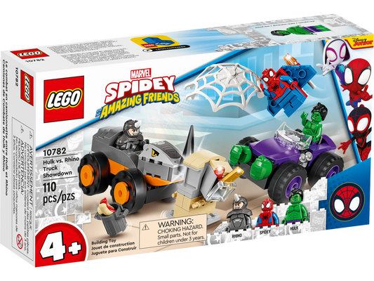 LEGO® Marvel Spidey Hulk vs. Rhino Truck Showdown (10782)