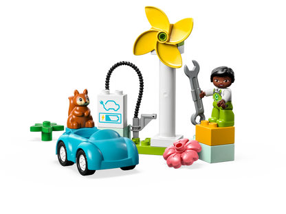 LEGO® DUPLO® Town Wind Turbine and Electric Car (10985)