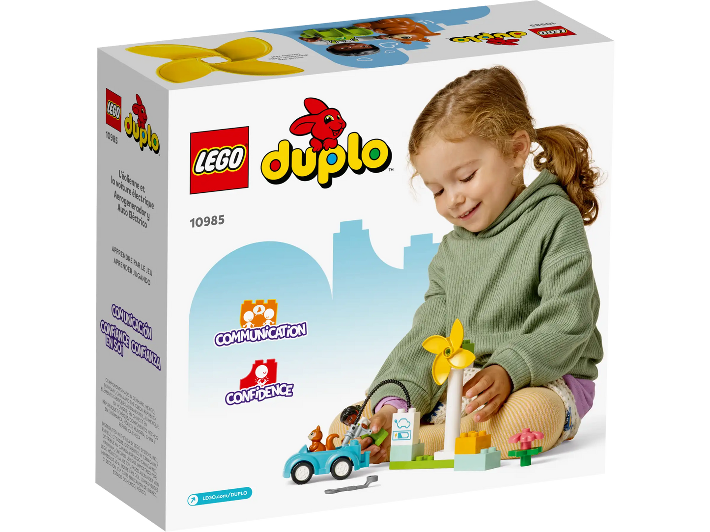 LEGO® DUPLO® Town Wind Turbine and Electric Car (10985)