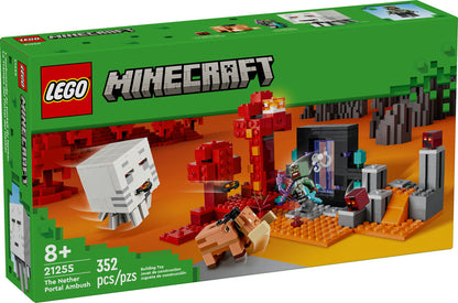 LEGO® Minecraft® The Nether Portal Ambush (21255)