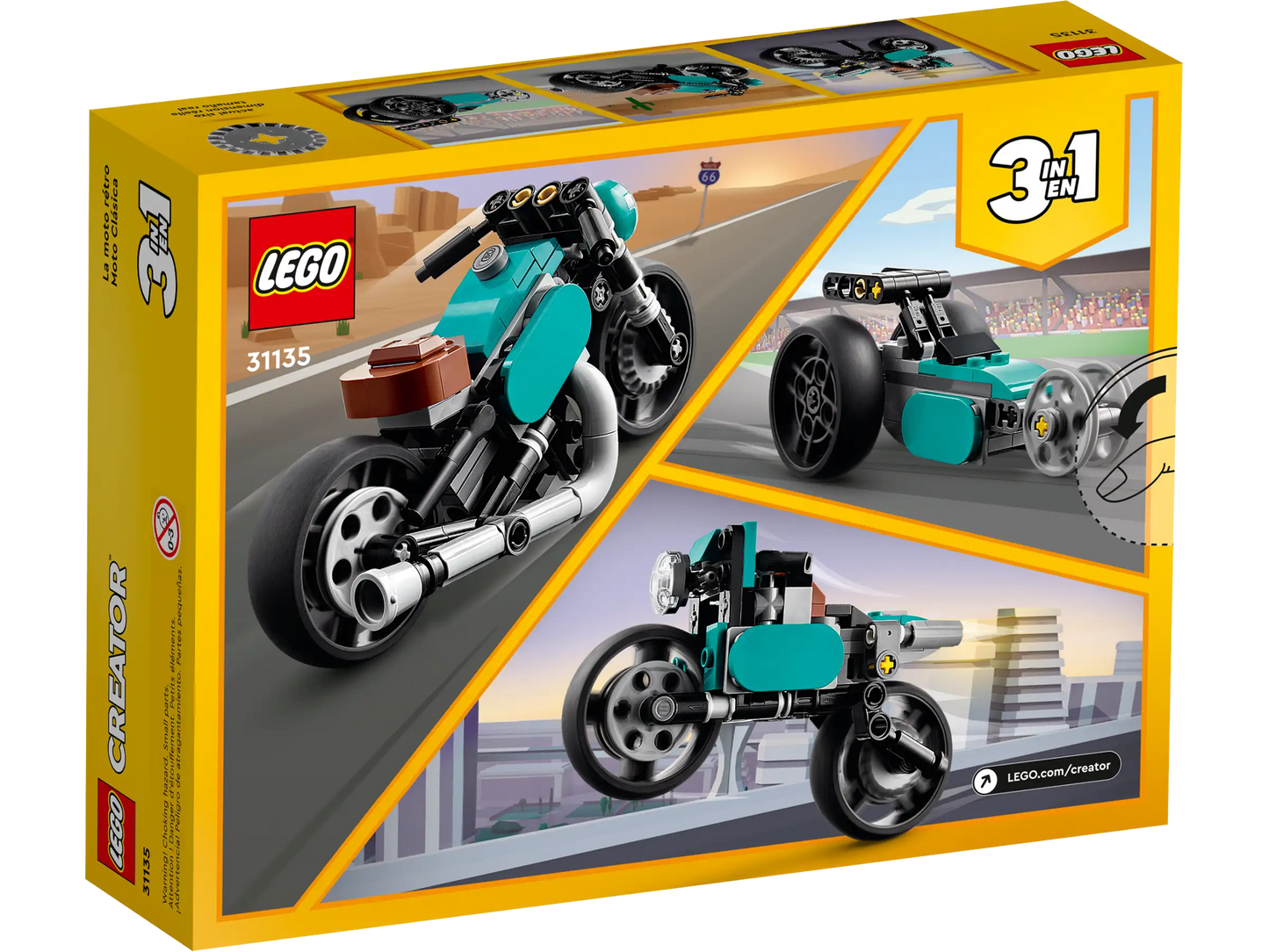 LEGO® Creator 3in1 Vintage Motorcycle (31135)