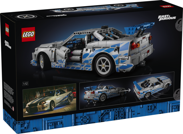 LEGO® Technic™ 2 Fast 2 Furious Nissan Skyline GT-R (R34) Car (42210)