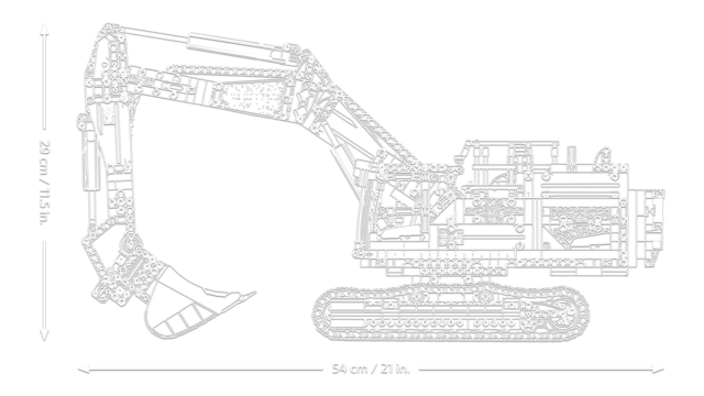 LEGO® Technic™ Volvo EC500 Hybrid Excavator (42215)