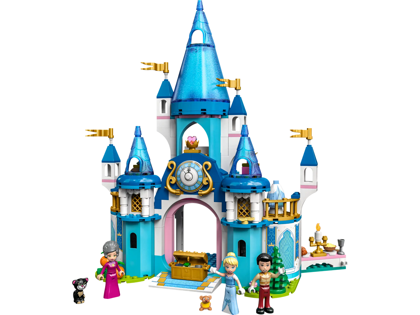 LEGO® Disney Cinderella and Prince Charming’s Castle (43206)