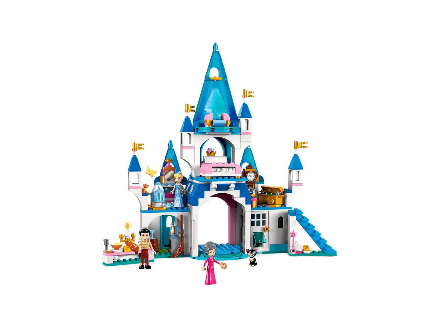 LEGO® Disney Cinderella and Prince Charming’s Castle (43206)