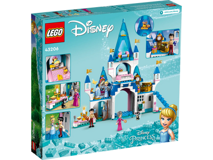 LEGO® Disney Cinderella and Prince Charming’s Castle (43206)