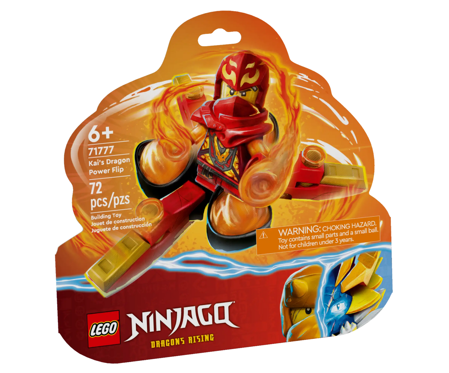 LEGO®  NINJAGO® Kai’s Dragon Power Spinjitzu Flip (71777)